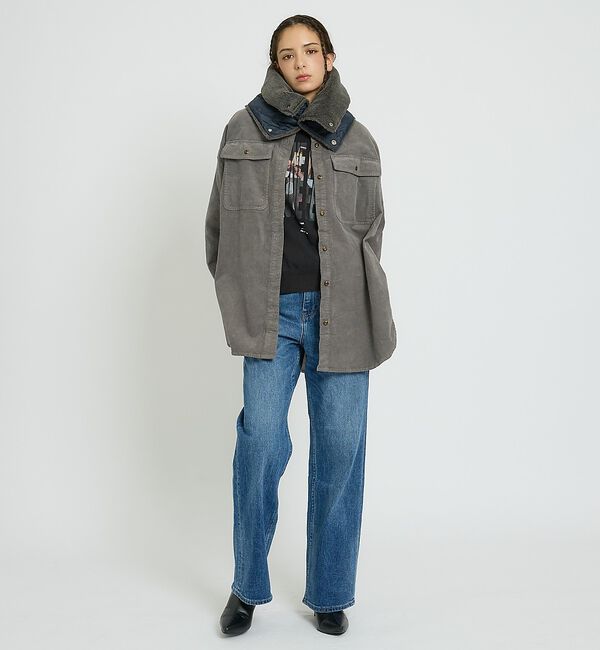 Rouge vif「【Healthy denim / ヘルシーデニム】Almond/コーデュロイ/オ」|シャツ・ブラウス|