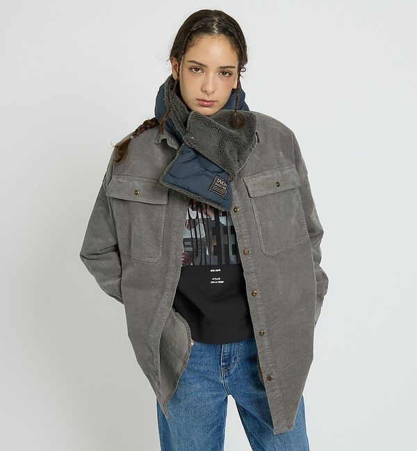 Rouge vif「【Healthy denim / ヘルシーデニム】Almond/コーデュロイ/オ」|シャツ・ブラウス|
