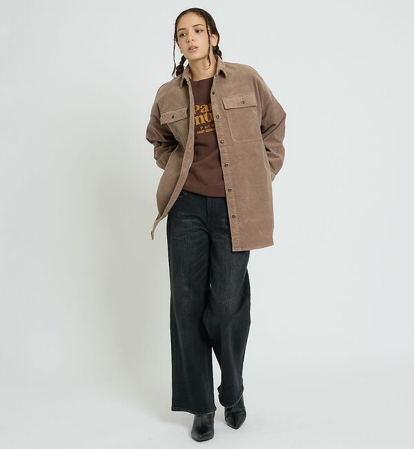 Rouge vif「【Healthy denim / ヘルシーデニム】Almond/コーデュロイ/オ」|シャツ・ブラウス|