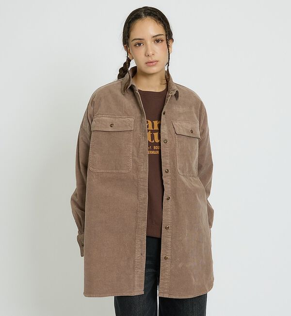 Rouge vif「【Healthy denim / ヘルシーデニム】Almond/コーデュロイ/オ」|シャツ・ブラウス|