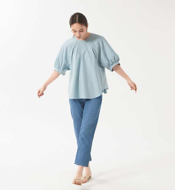 qualite「【e&times;qualite】クロップドデニム」|デニム|