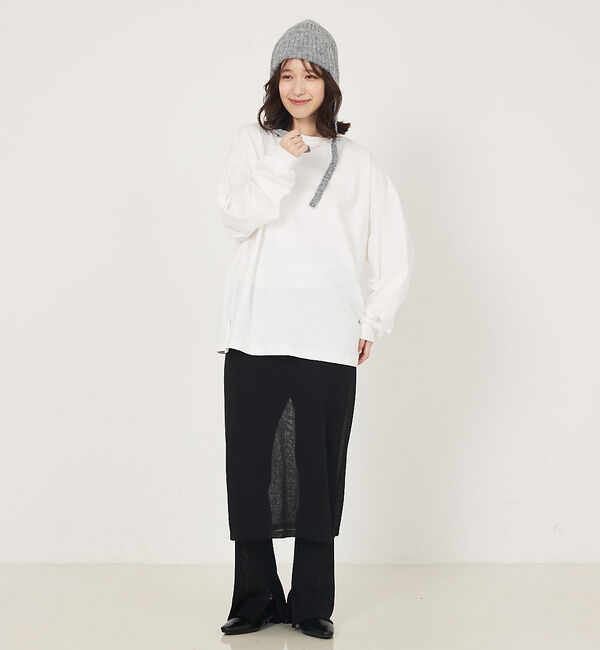 abahouse mavie「ヘザーニットフライトワッチキャップ」|その他|