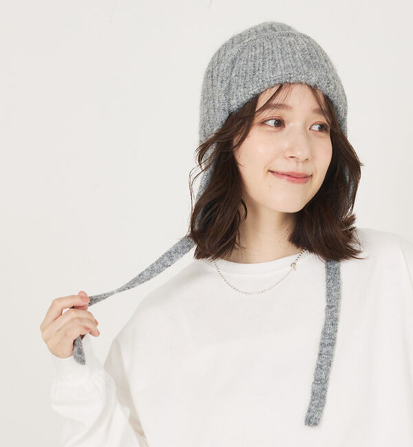 abahouse mavie「ヘザーニットフライトワッチキャップ」|その他|