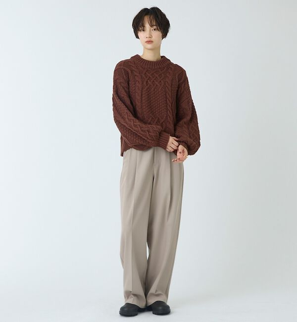 abahouse mavie「タックワイドスラックス」|その他|