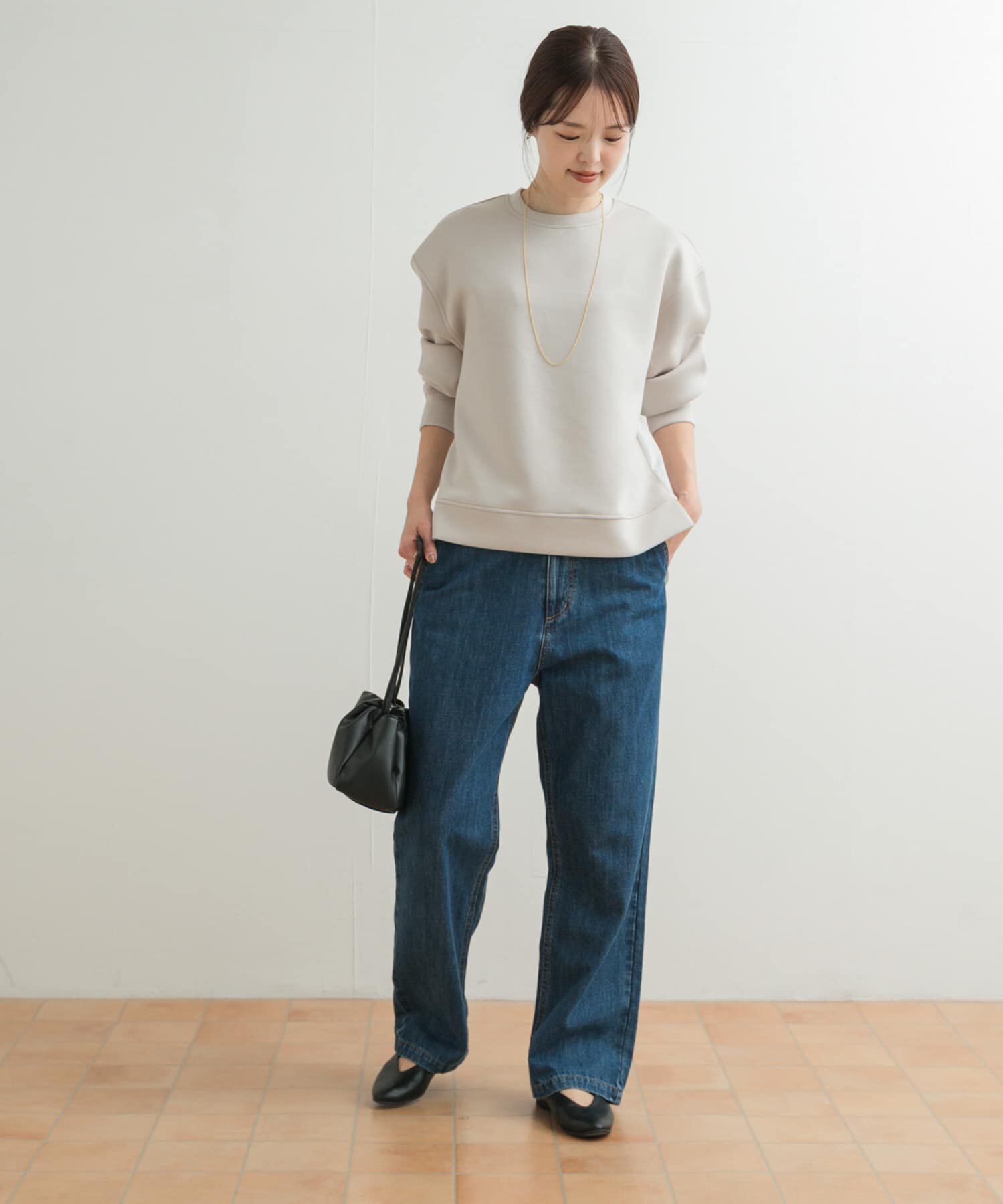 URBAN RESEARCH DOORS「デニムワイドパンツ」|デニム|