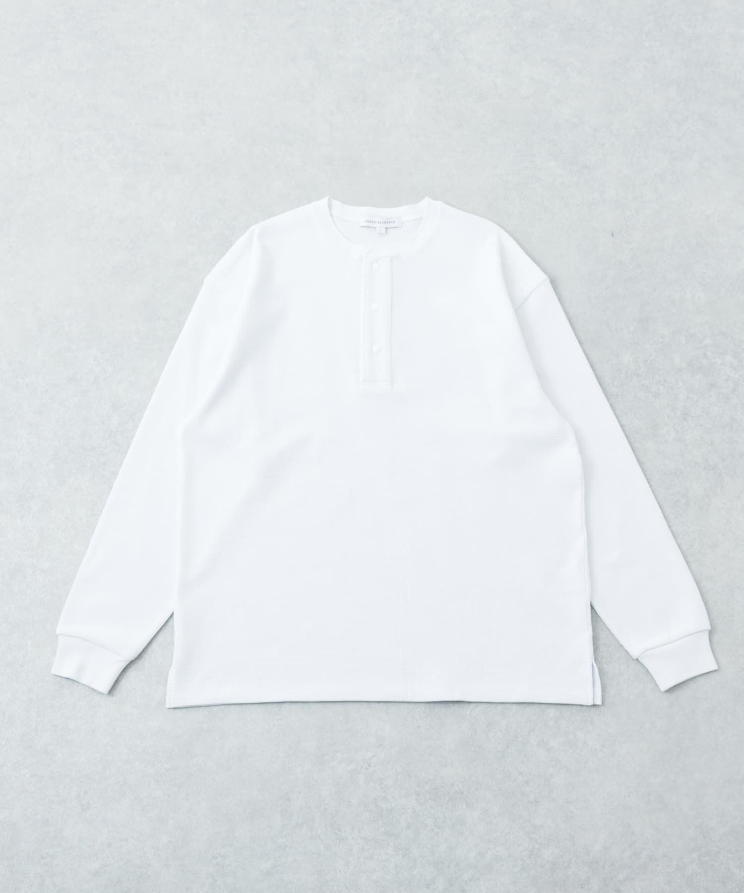 URBAN RESEARCH「『UR TECH』度詰めワッフルヘンリーロングスリーブ」|Tシャツ・カットソー|