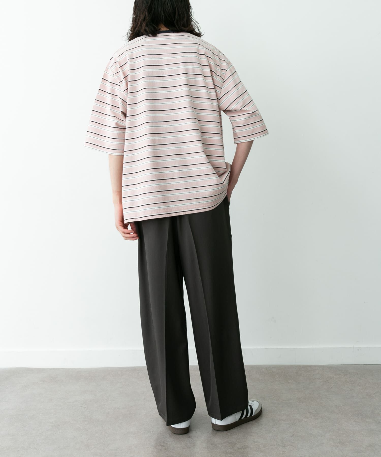 Sonny Label 「マルチボーダーショートスリーブTシャツ」|Tシャツ・カットソー|