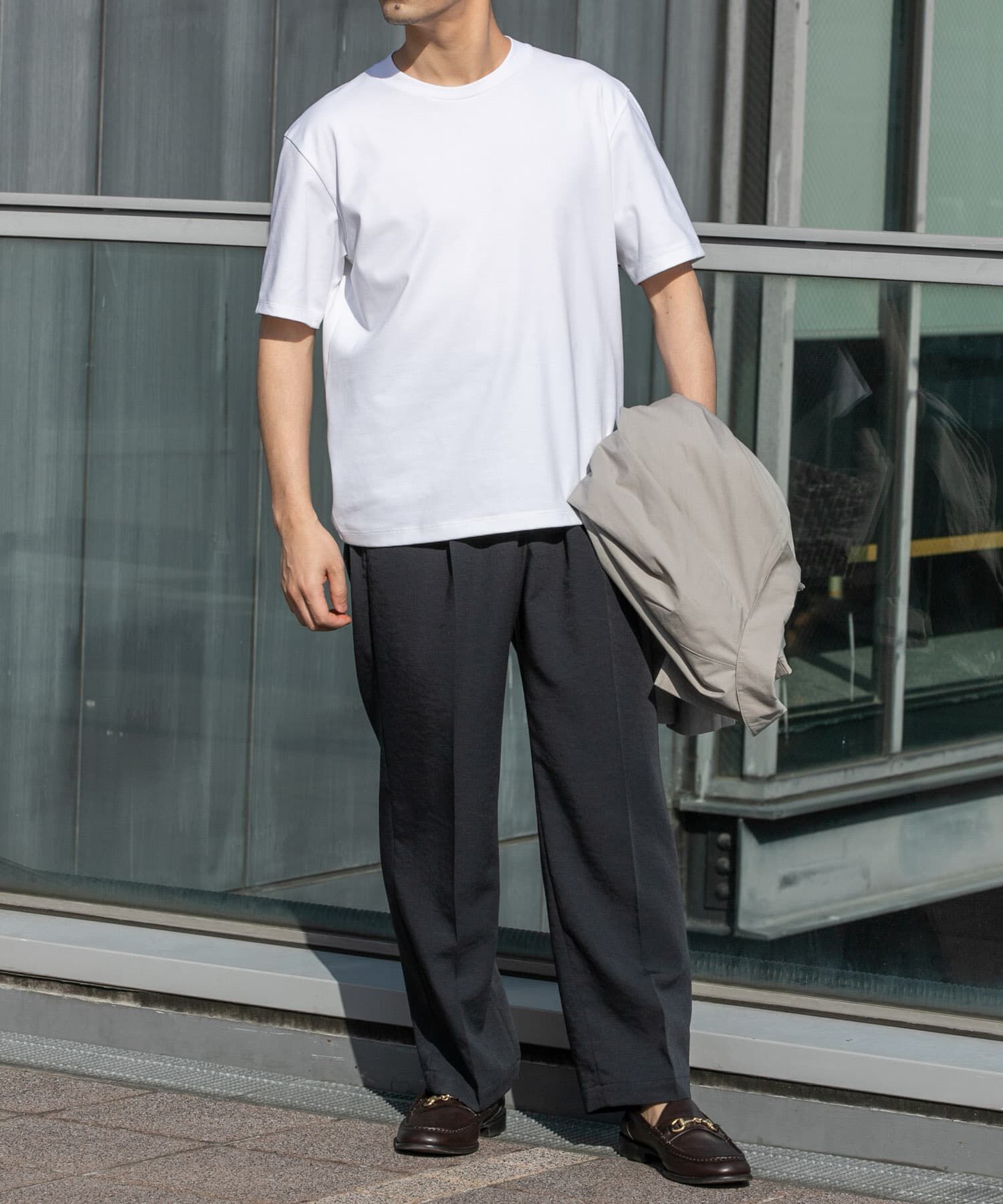 URBAN RESEARCH ROSSO「『接触冷感/吸水速乾/UVカット』ハイクオリティドレスTシャツ」|Tシャツ・カットソー|