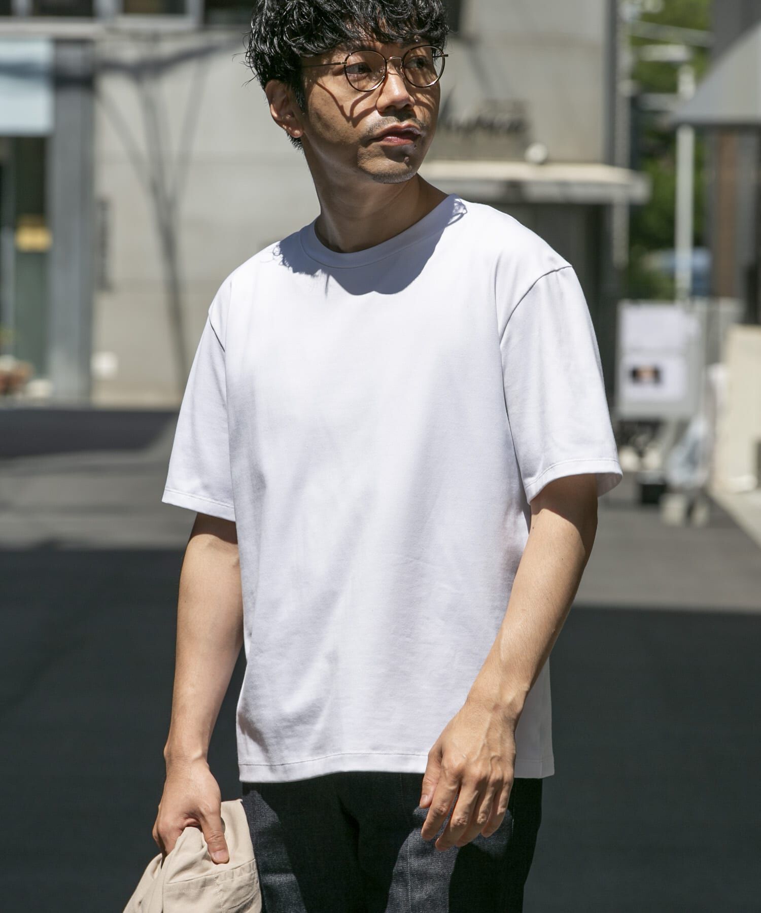 URBAN RESEARCH ROSSO「『接触冷感/吸水速乾/UVカット』ハイクオリティドレスTシャツ」|Tシャツ・カットソー|