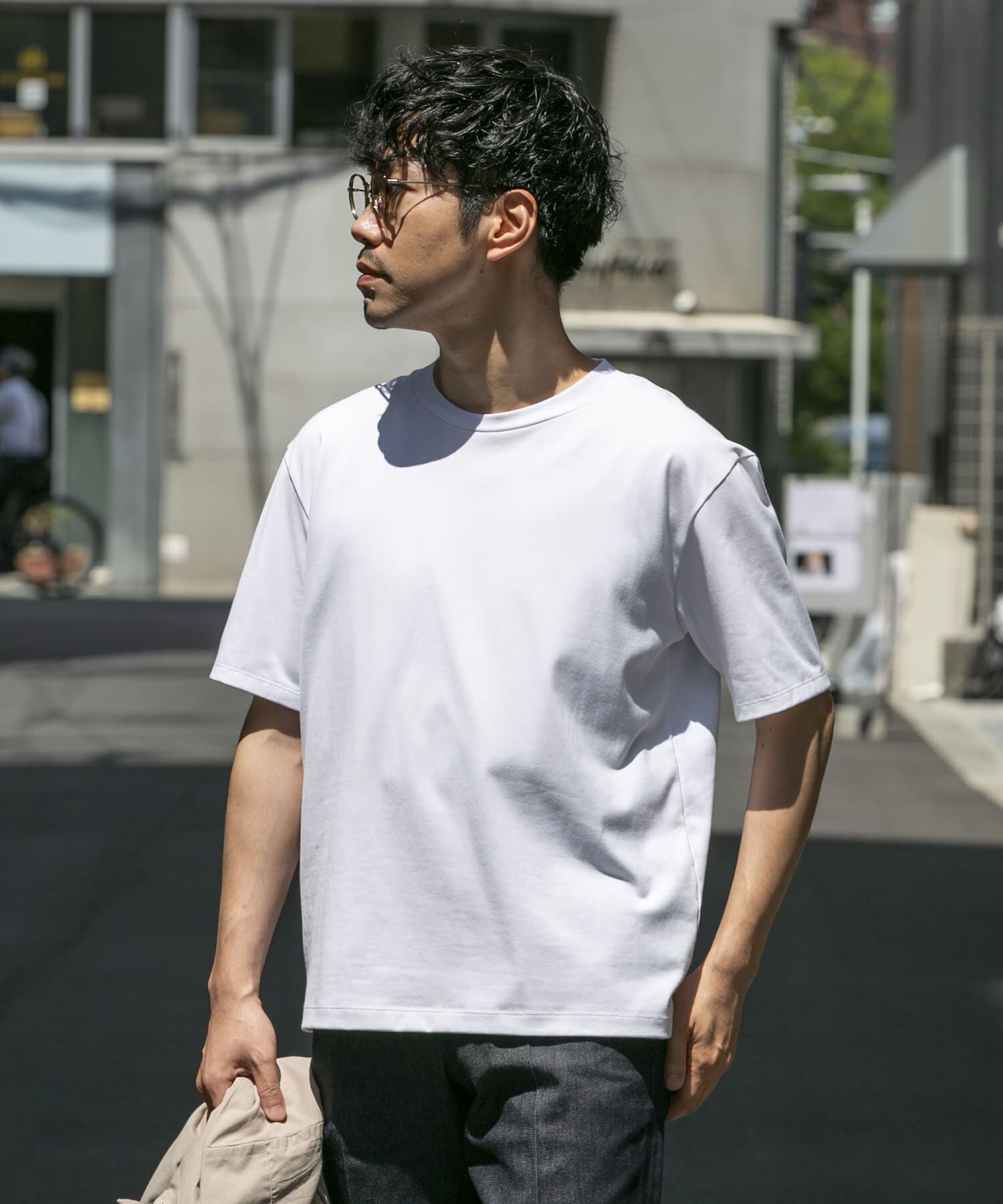 URBAN RESEARCH ROSSO「『接触冷感/吸水速乾/UVカット』ハイクオリティドレスTシャツ」|Tシャツ・カットソー|