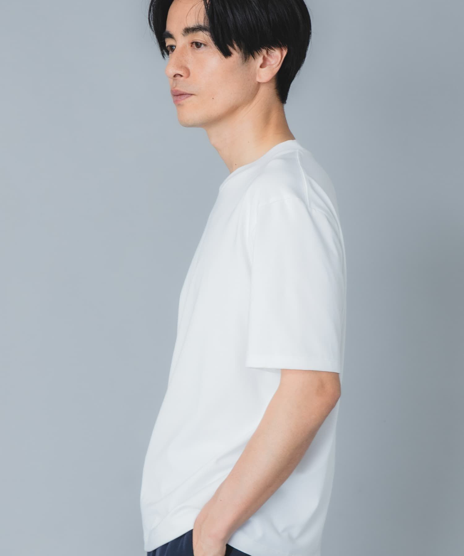 URBAN RESEARCH ROSSO「『接触冷感/吸水速乾/UVカット』ハイクオリティドレスTシャツ」|Tシャツ・カットソー|