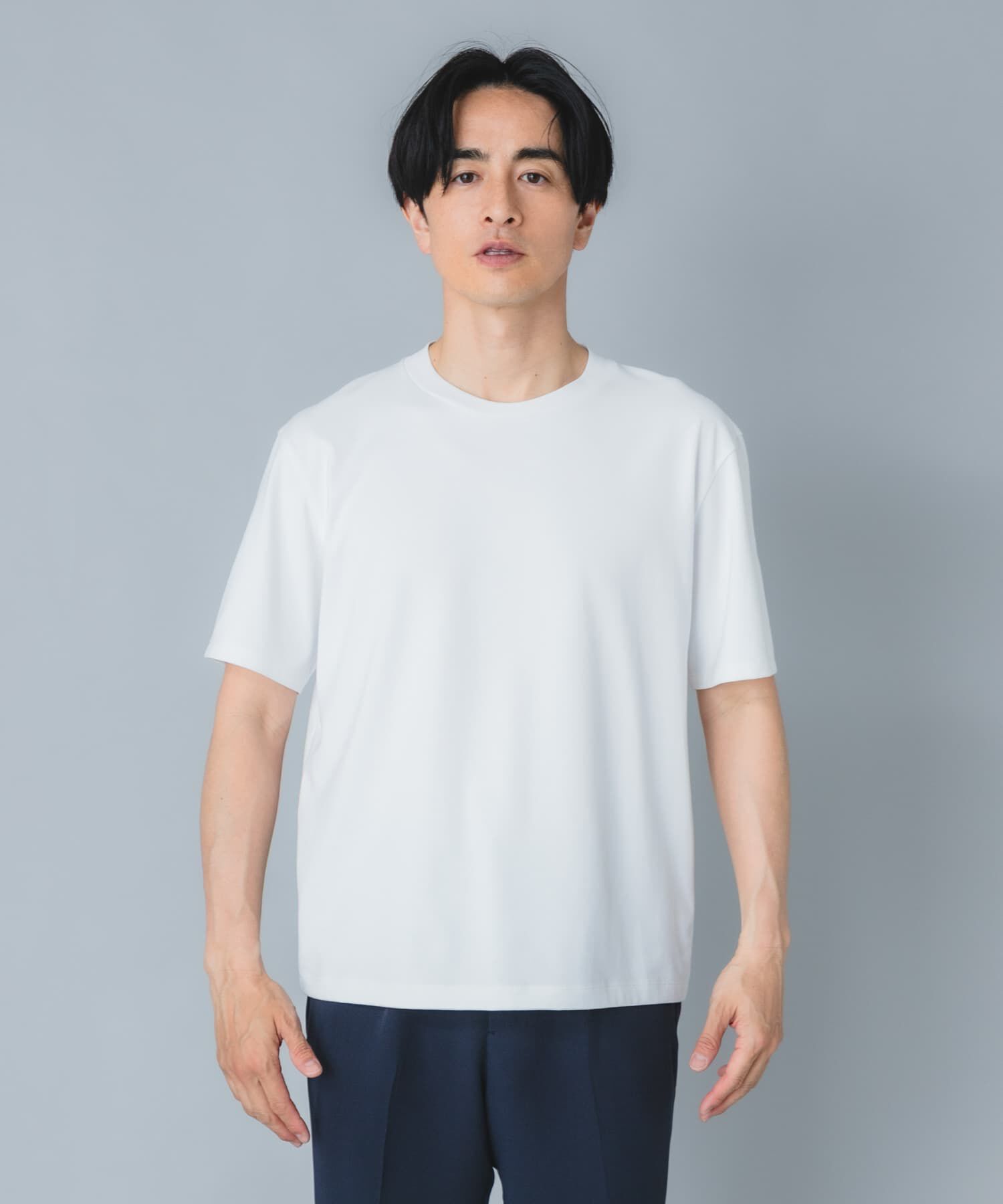 URBAN RESEARCH ROSSO「『接触冷感/吸水速乾/UVカット』ハイクオリティドレスTシャツ」|Tシャツ・カットソー|