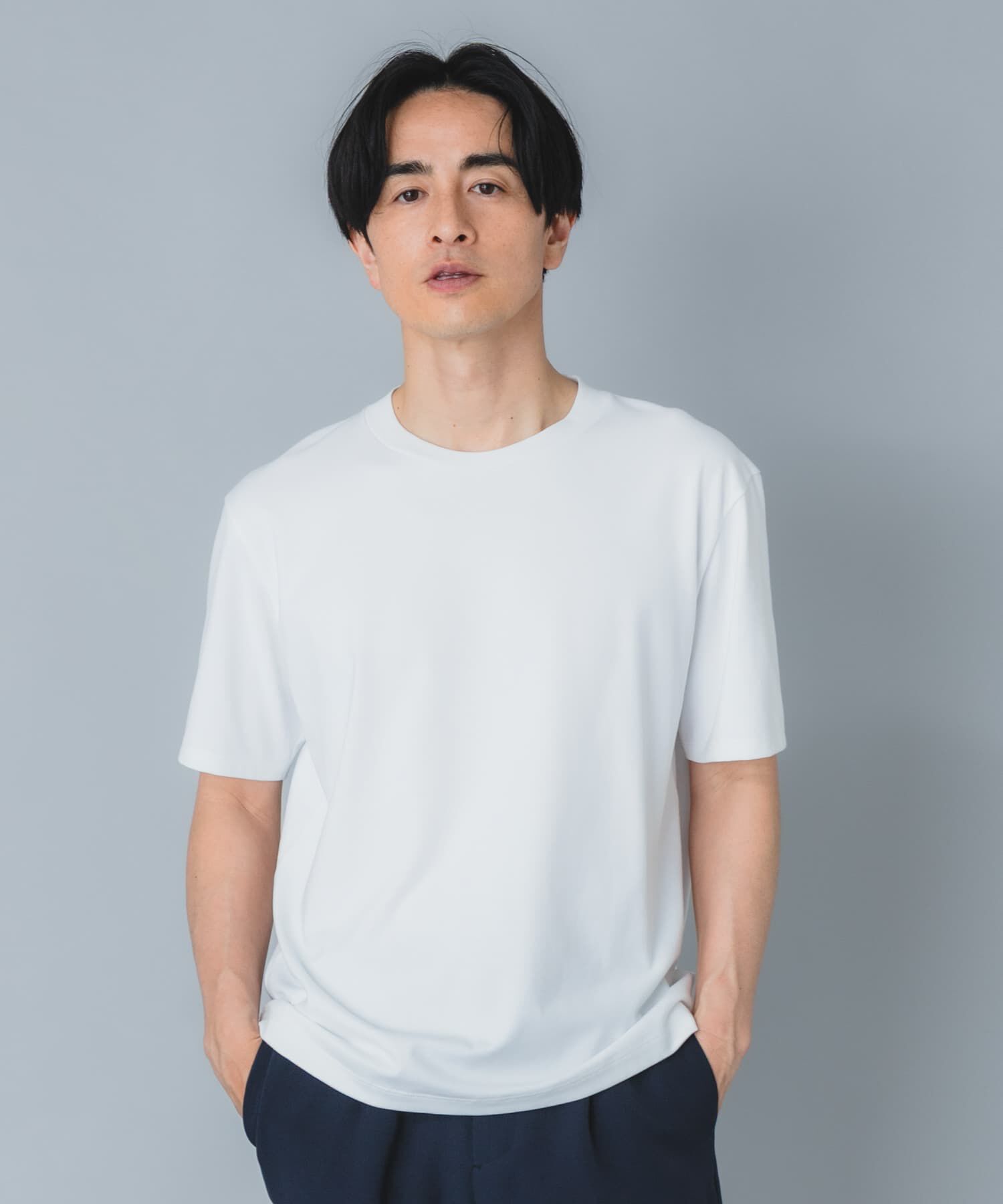 URBAN RESEARCH ROSSO「『接触冷感/吸水速乾/UVカット』ハイクオリティドレスTシャツ」|Tシャツ・カットソー|
