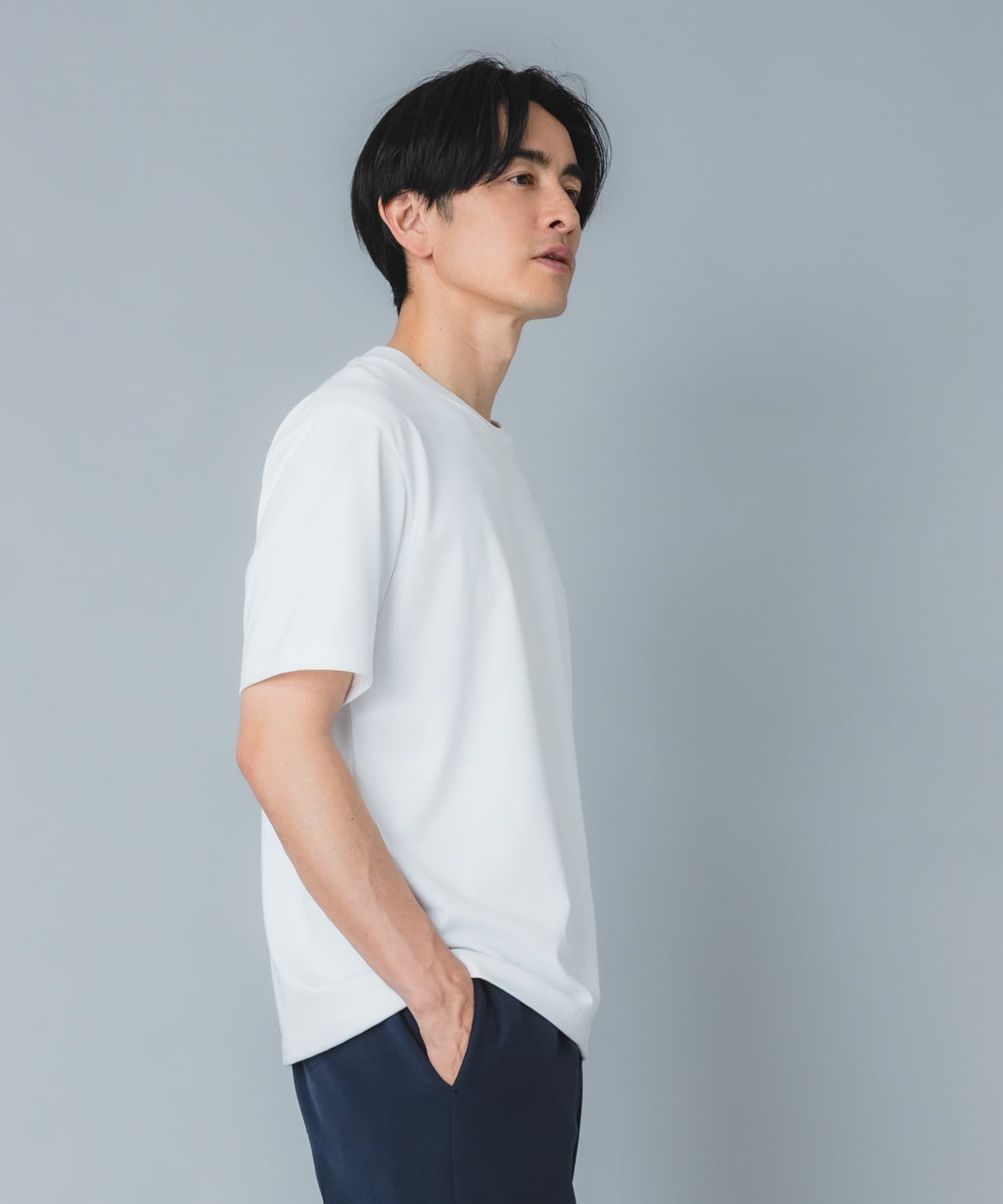URBAN RESEARCH ROSSO「『接触冷感/吸水速乾/UVカット』ハイクオリティドレスTシャツ」|Tシャツ・カットソー|