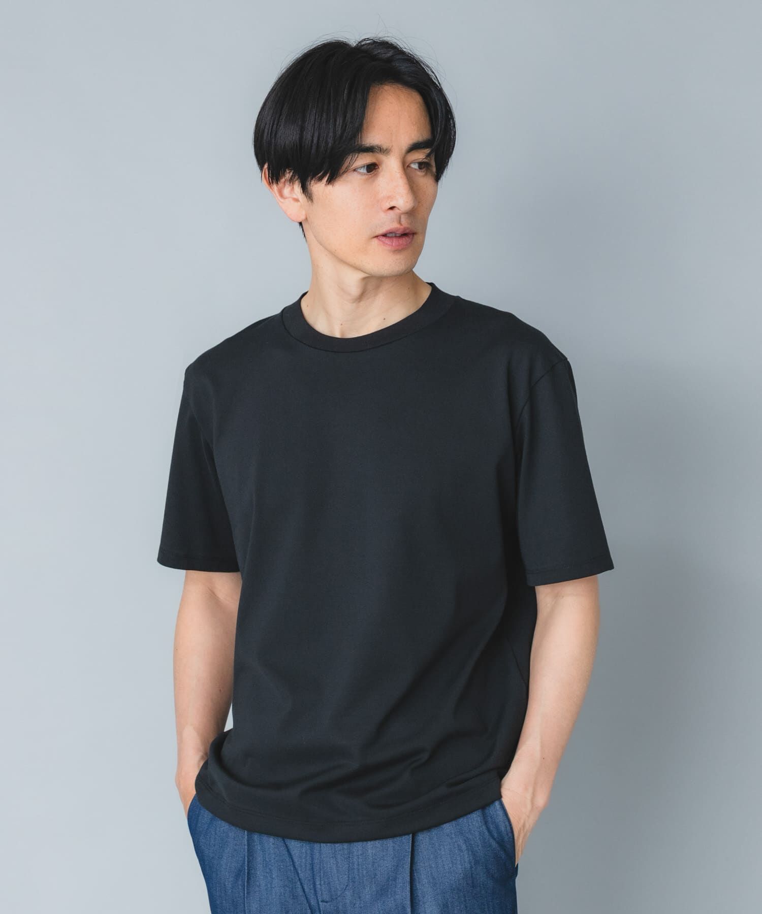 URBAN RESEARCH ROSSO「『接触冷感/吸水速乾/UVカット』ハイクオリティドレスTシャツ」|Tシャツ・カットソー|