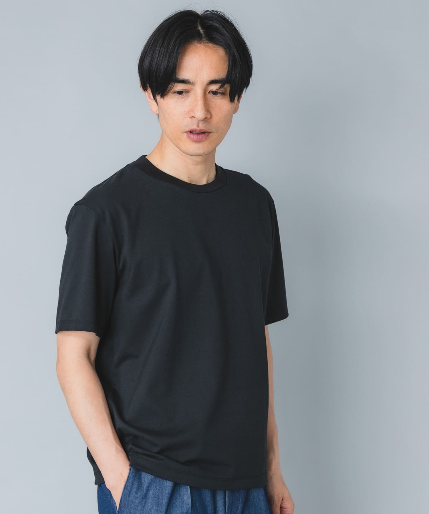 URBAN RESEARCH ROSSO「『接触冷感/吸水速乾/UVカット』ハイクオリティドレスTシャツ」|Tシャツ・カットソー|