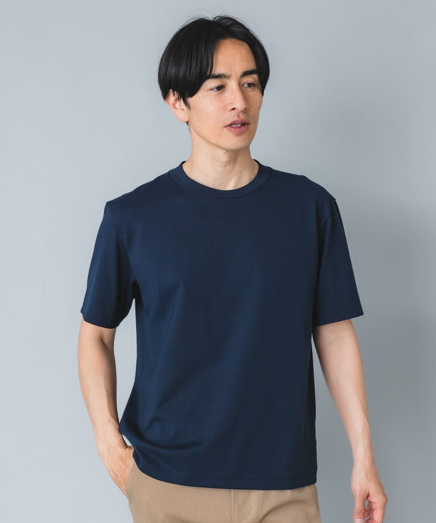 URBAN RESEARCH ROSSO「『接触冷感/吸水速乾/UVカット』ハイクオリティドレスTシャツ」|Tシャツ・カットソー|