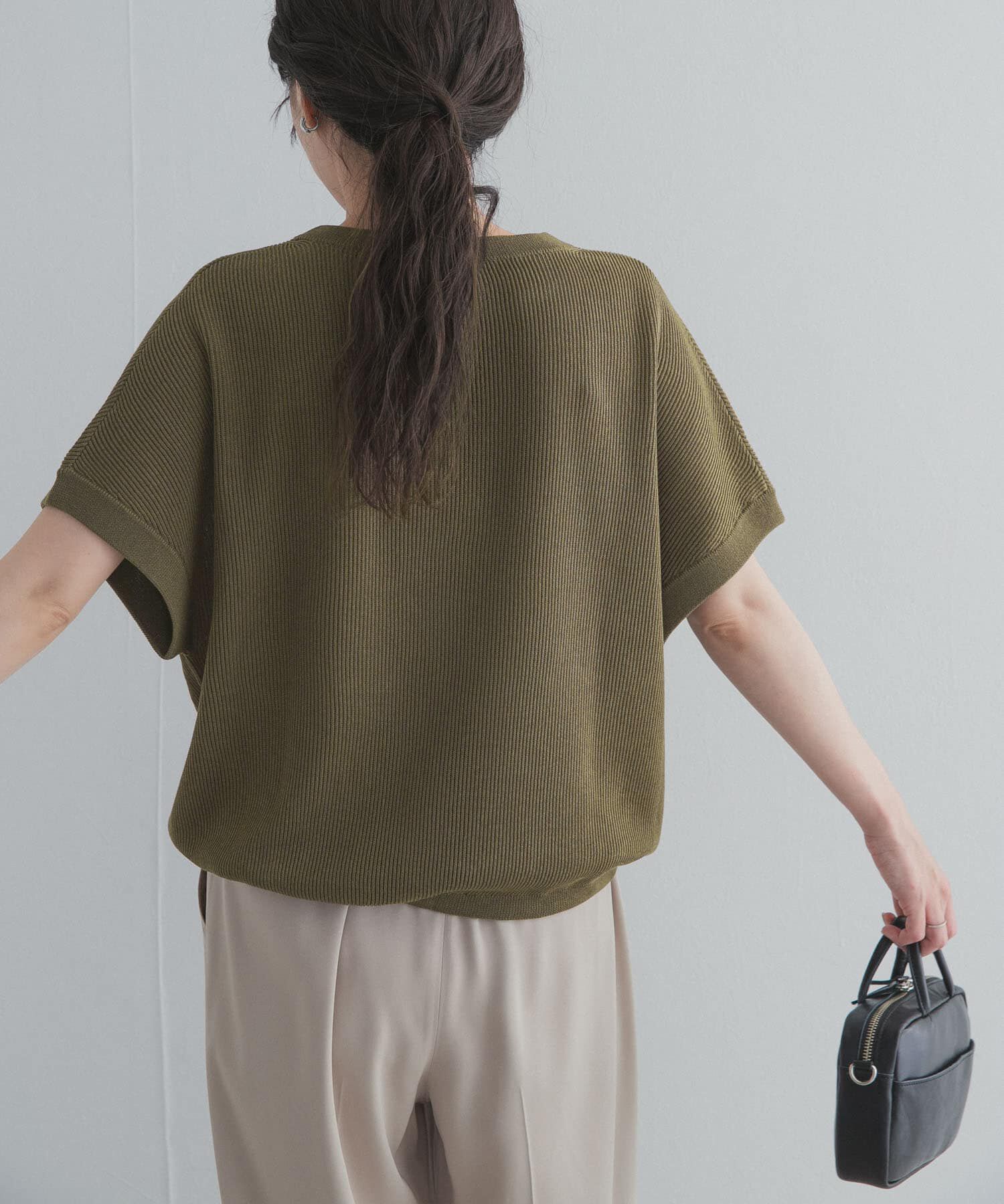 URBAN RESEARCH DOORS「ドライタッチドロストニットプルオーバー」|ニット・セーター|