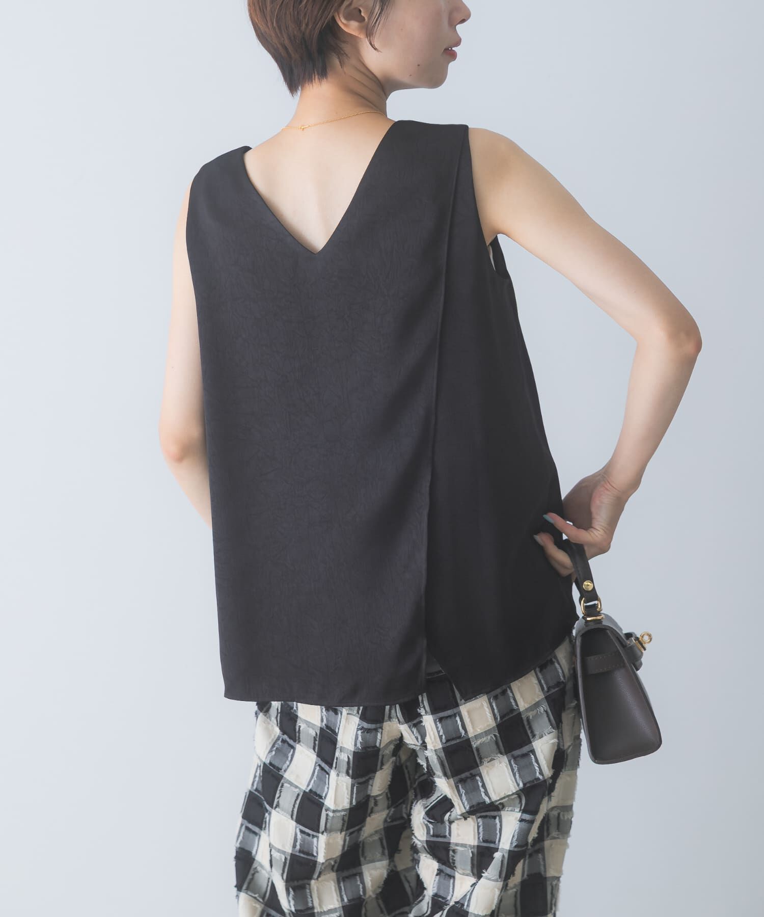 URBAN RESEARCH ROSSO「2WAYネックサテンブラウス」|シャツ・ブラウス|