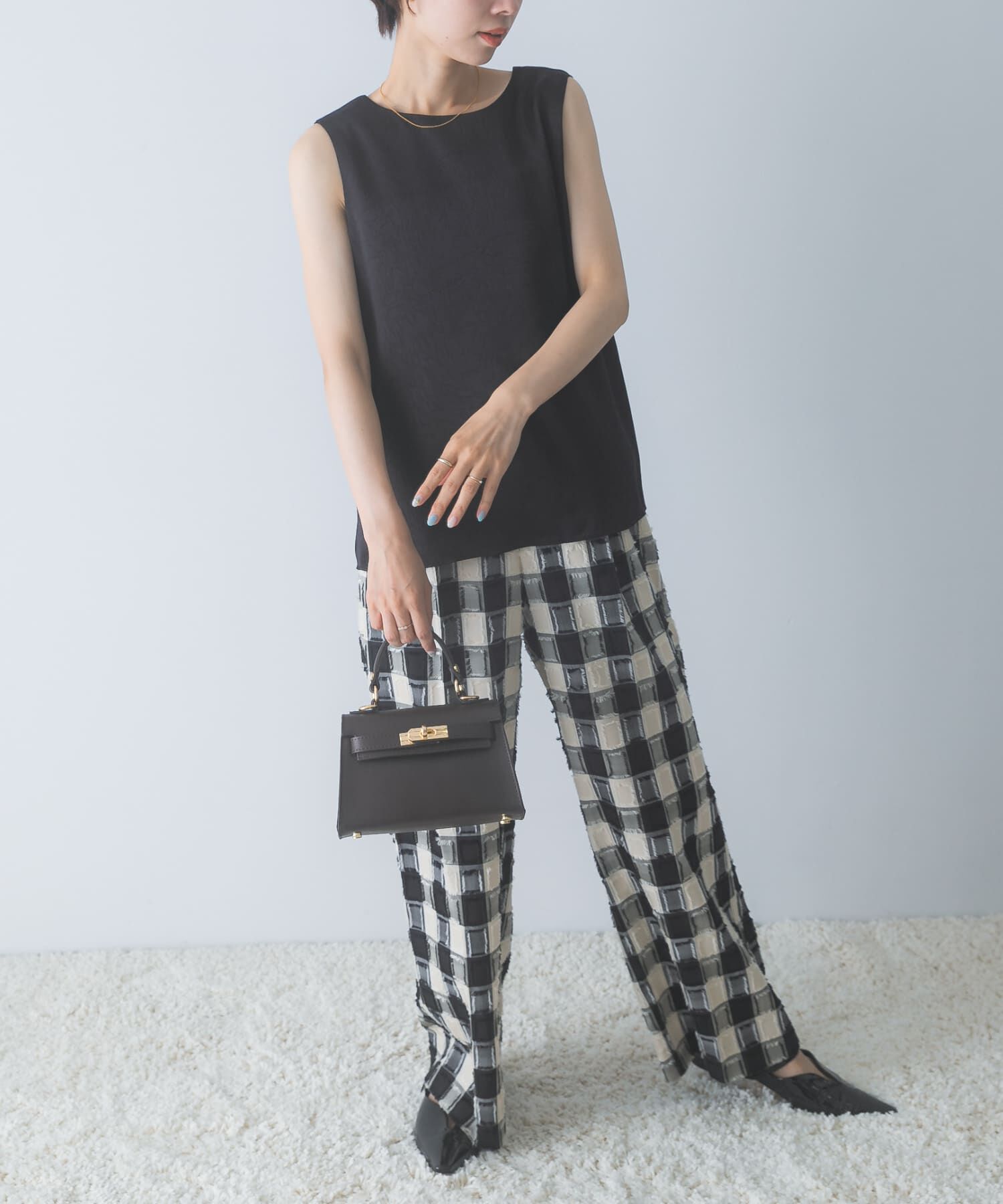 URBAN RESEARCH ROSSO「2WAYネックサテンブラウス」|シャツ・ブラウス|