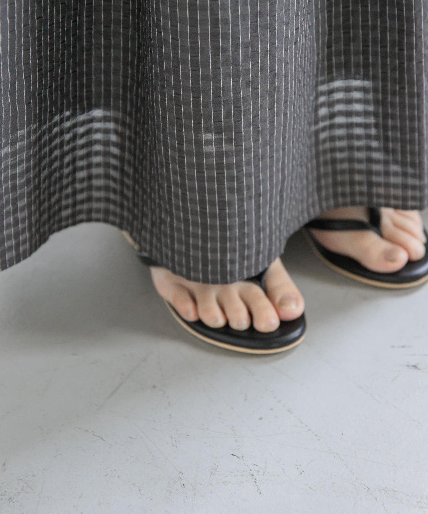 URBAN RESEARCH DOORS「FORK&SPOON　シャドウチェックフレアスカート」|スカート|