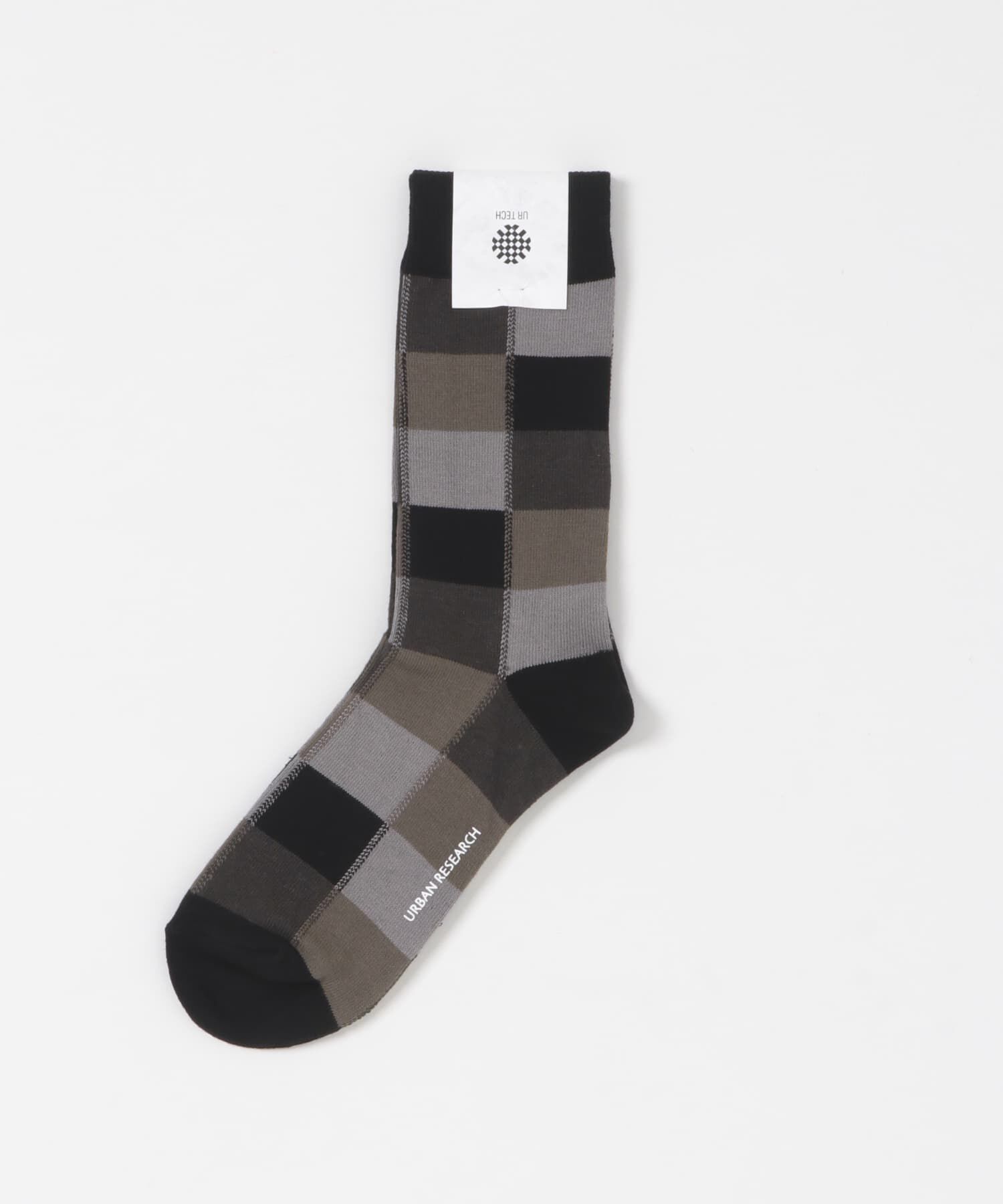 URBAN RESEARCH「『UR TECH』ランダムチェックソックス」|ソックス|