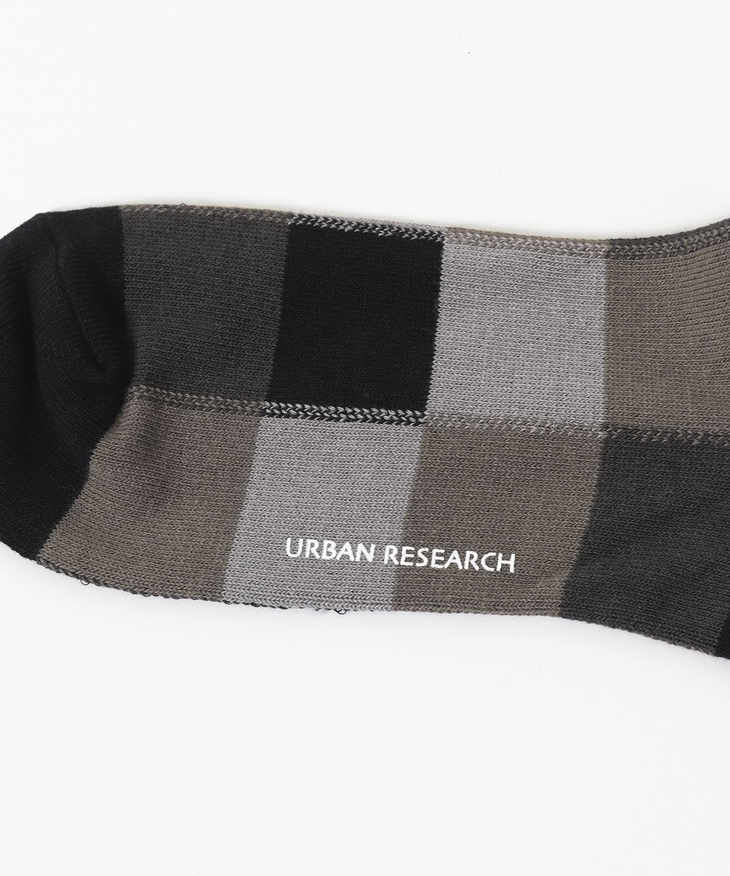 URBAN RESEARCH「『UR TECH』ランダムチェックソックス」|ソックス|