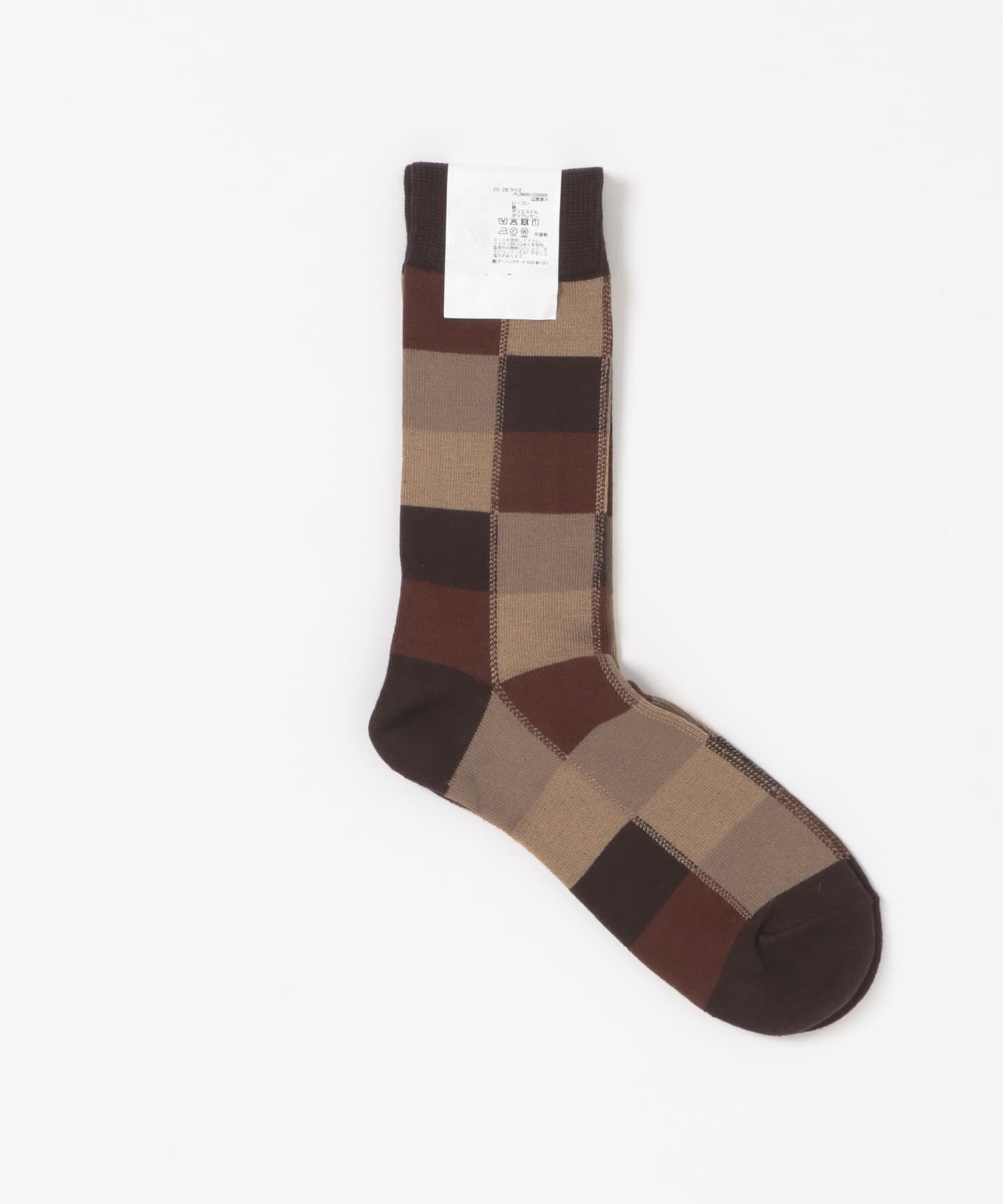 URBAN RESEARCH「『UR TECH』ランダムチェックソックス」|ソックス|