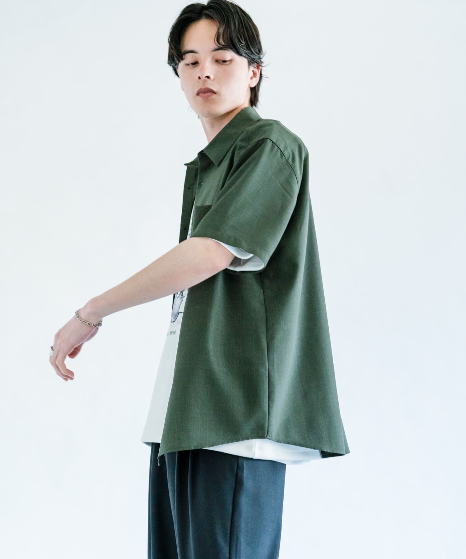 SENSE OF PLACE by URBAN RESEARCH「『ｲｰｼﾞｰｹｱ/速乾』ｸｲｯｸﾄﾞﾗｲﾚｷﾞｭﾗｰｶﾗｰｼｮｰﾄｽ」|シャツ・ブラウス|