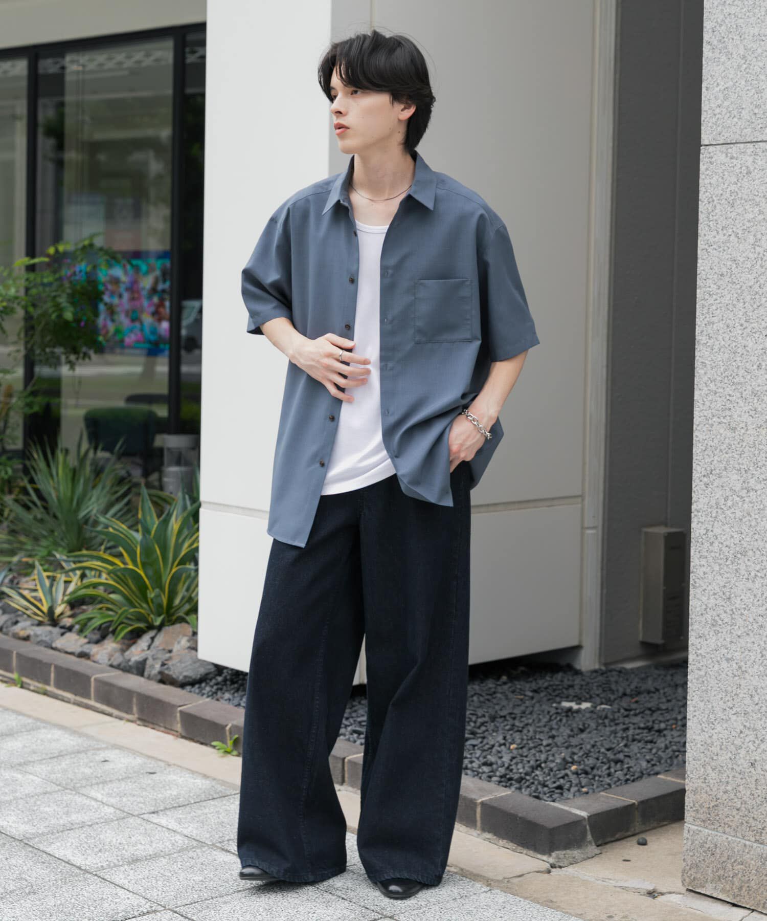 SENSE OF PLACE by URBAN RESEARCH「『ｲｰｼﾞｰｹｱ/速乾』ｸｲｯｸﾄﾞﾗｲﾚｷﾞｭﾗｰｶﾗｰｼｮｰﾄｽ」|シャツ・ブラウス|