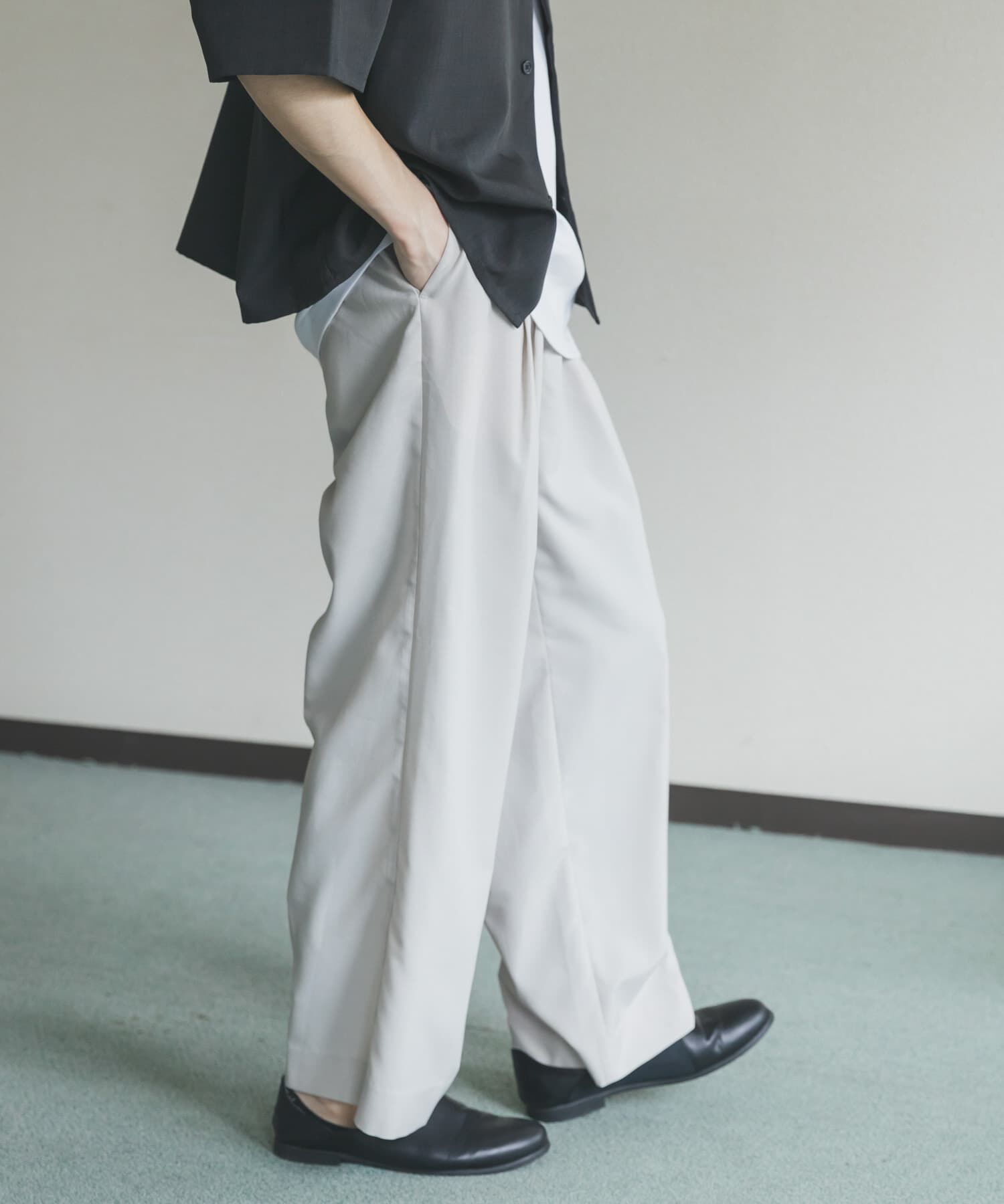 SENSE OF PLACE by URBAN RESEARCH「『速乾/イージーケア』クイックドライタックワイドパンツ」|その他|