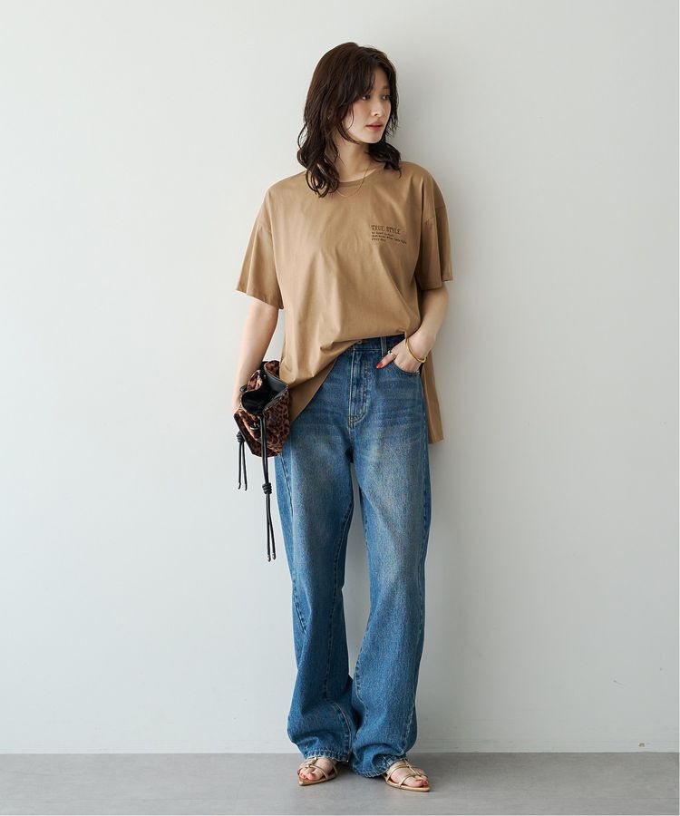 YECCA VECCA「ルーズストレートデニム」|デニム|