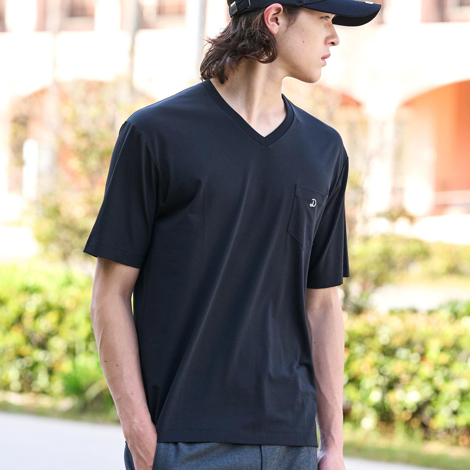 DRESSTERIOR「VネックインナーTシャツ」|Tシャツ・カットソー|