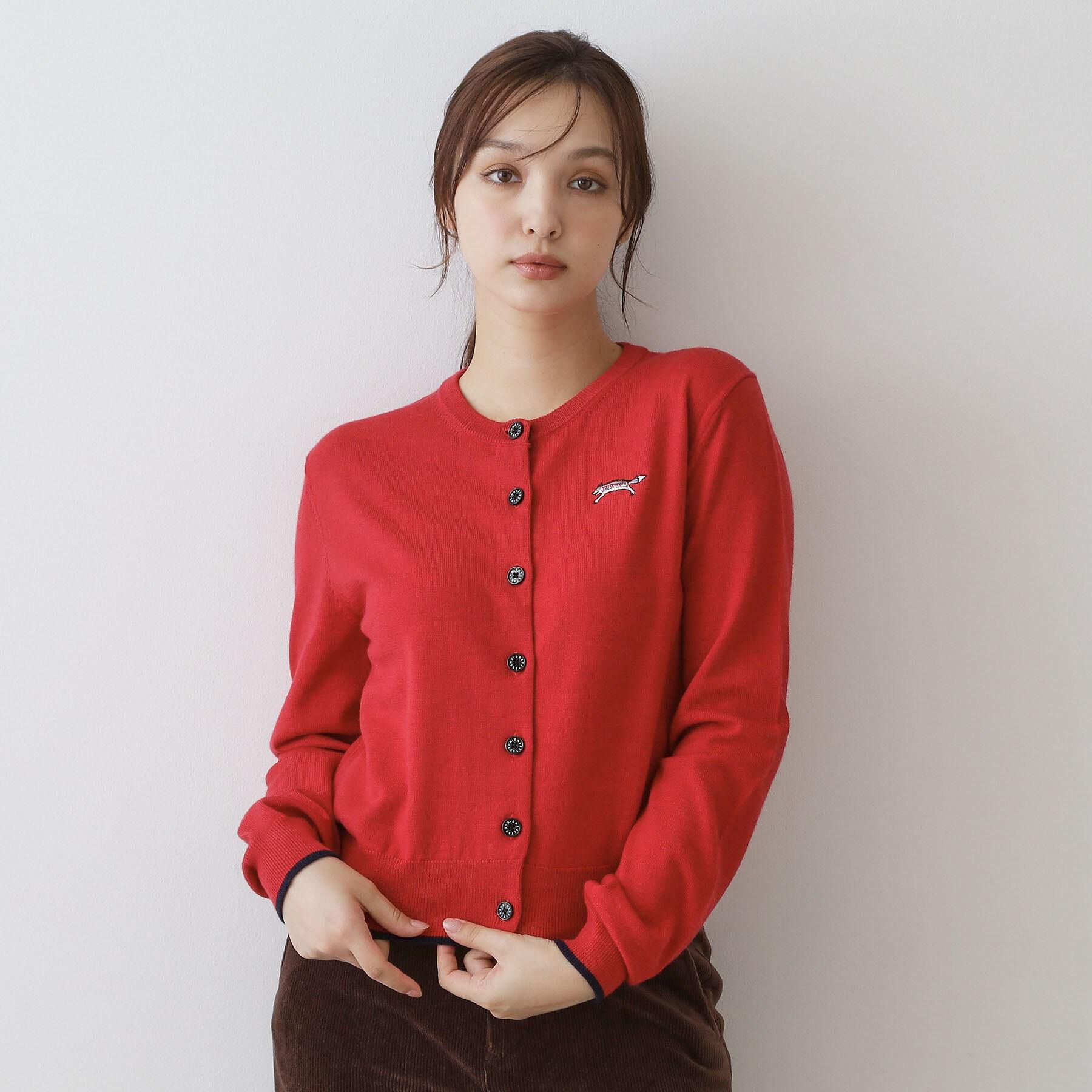 DRESSTERIOR「ゼニアバル―ファキャッシュウールクルーネックカーディガン」|カーディガン|