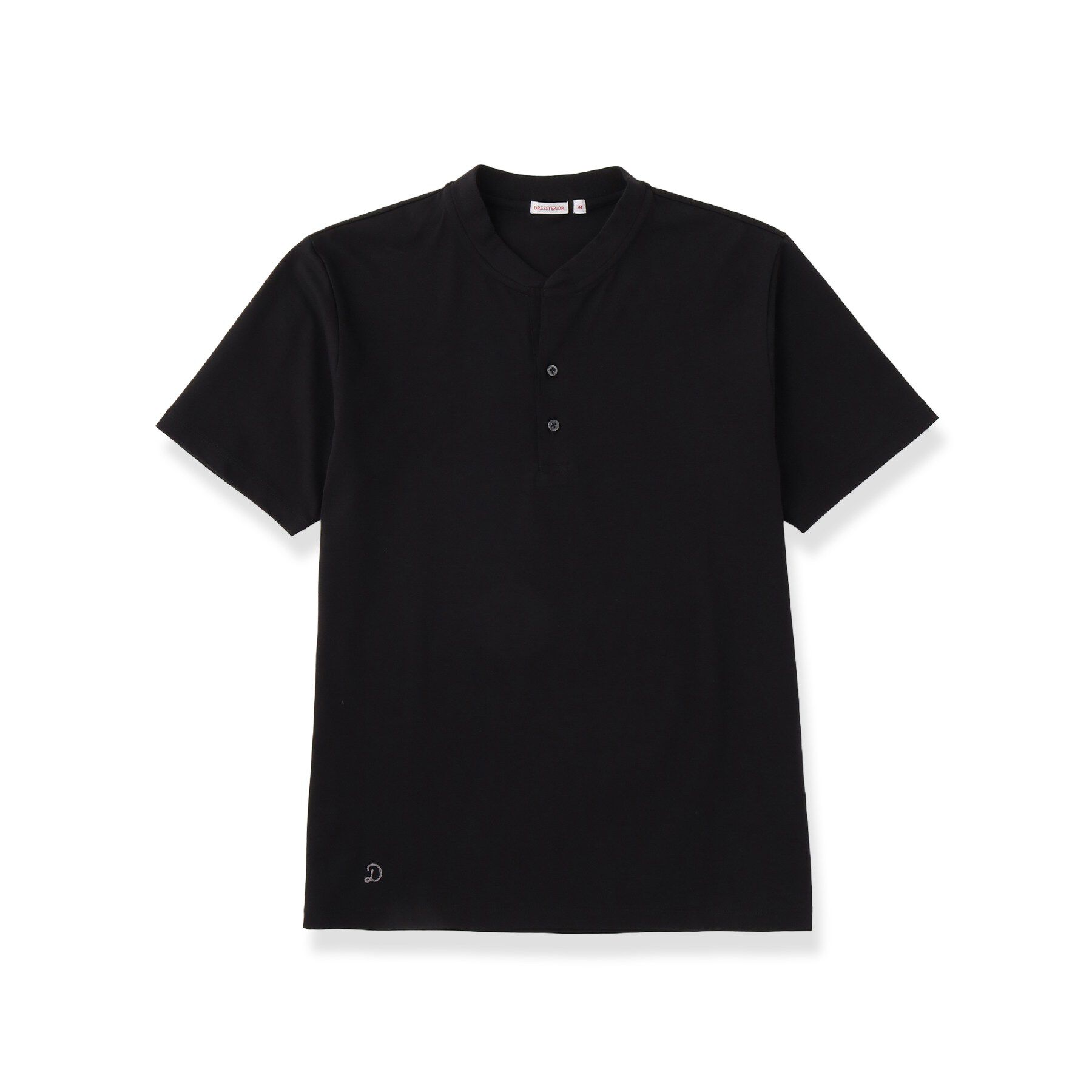 DRESSTERIOR「【接触冷感/抗菌防臭/UVカット】クールクリーンドライコットン ヘンリーネックカットソー」|Tシャツ・カットソー|