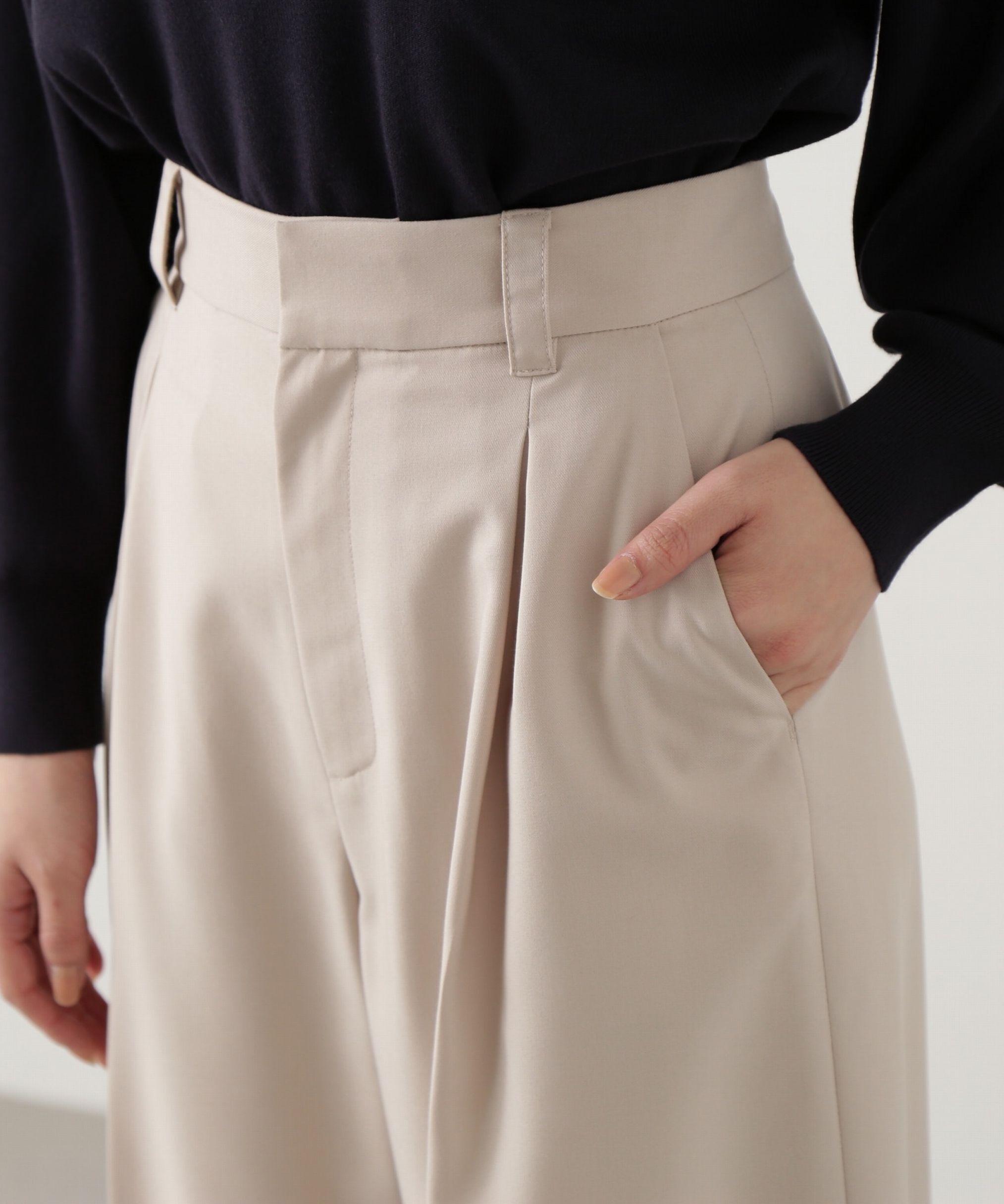 PROPORTION BODY DRESSING「ダブルタックワイドパンツ」|その他|