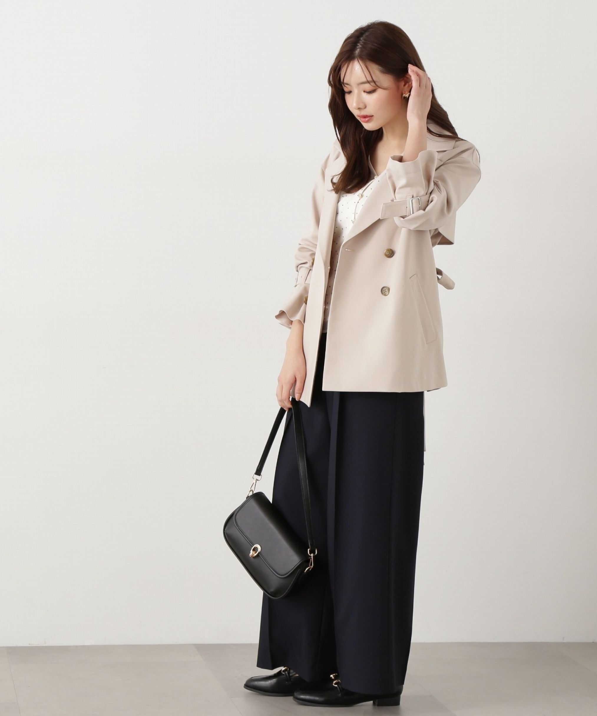PROPORTION BODY DRESSING「ダブルタックワイドパンツ」|その他|