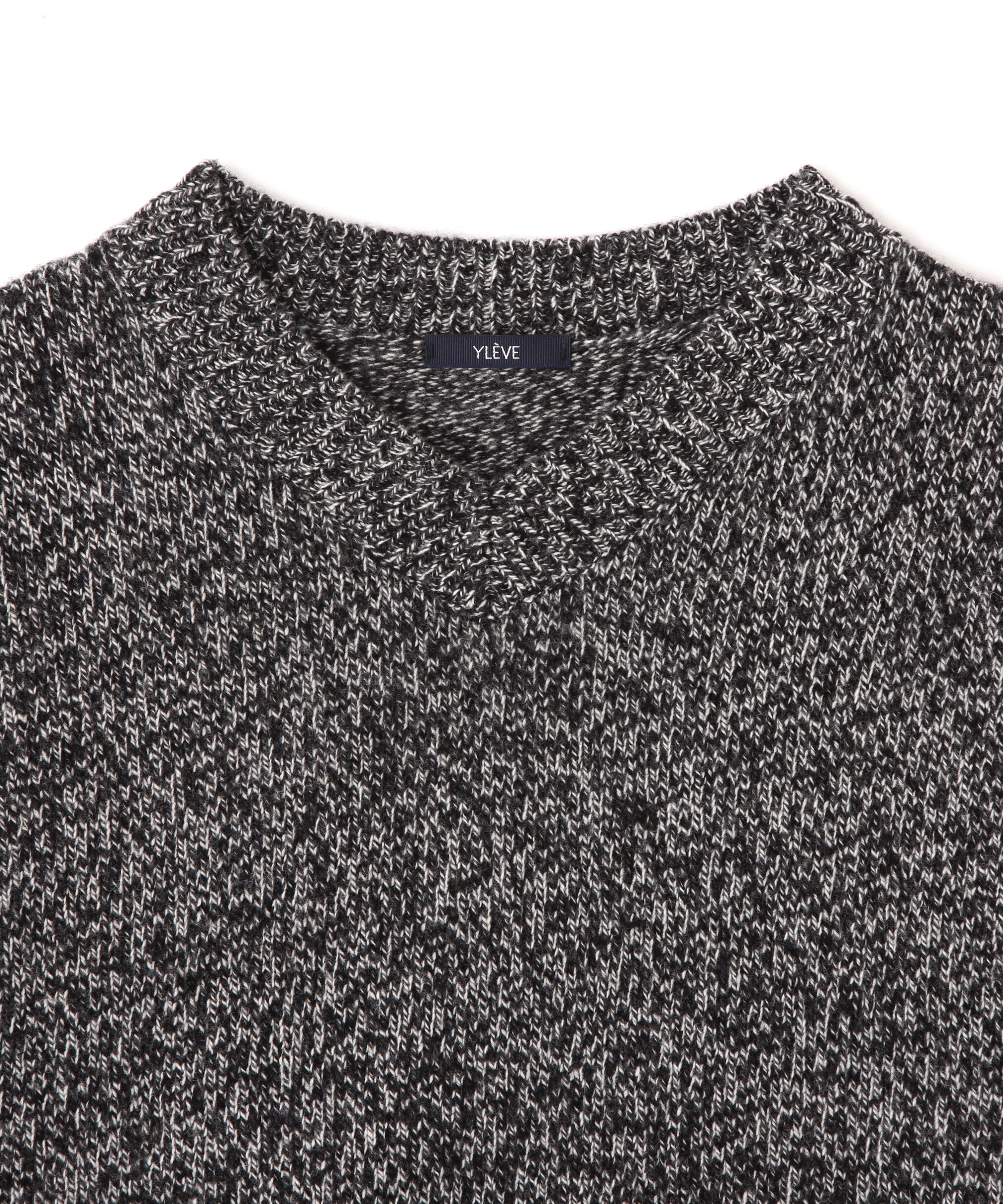 YLEVE 「YLEVE / WOOL CASHMERE MELANGE KNIT V NECK PULL OVER」|ニット・セーター|