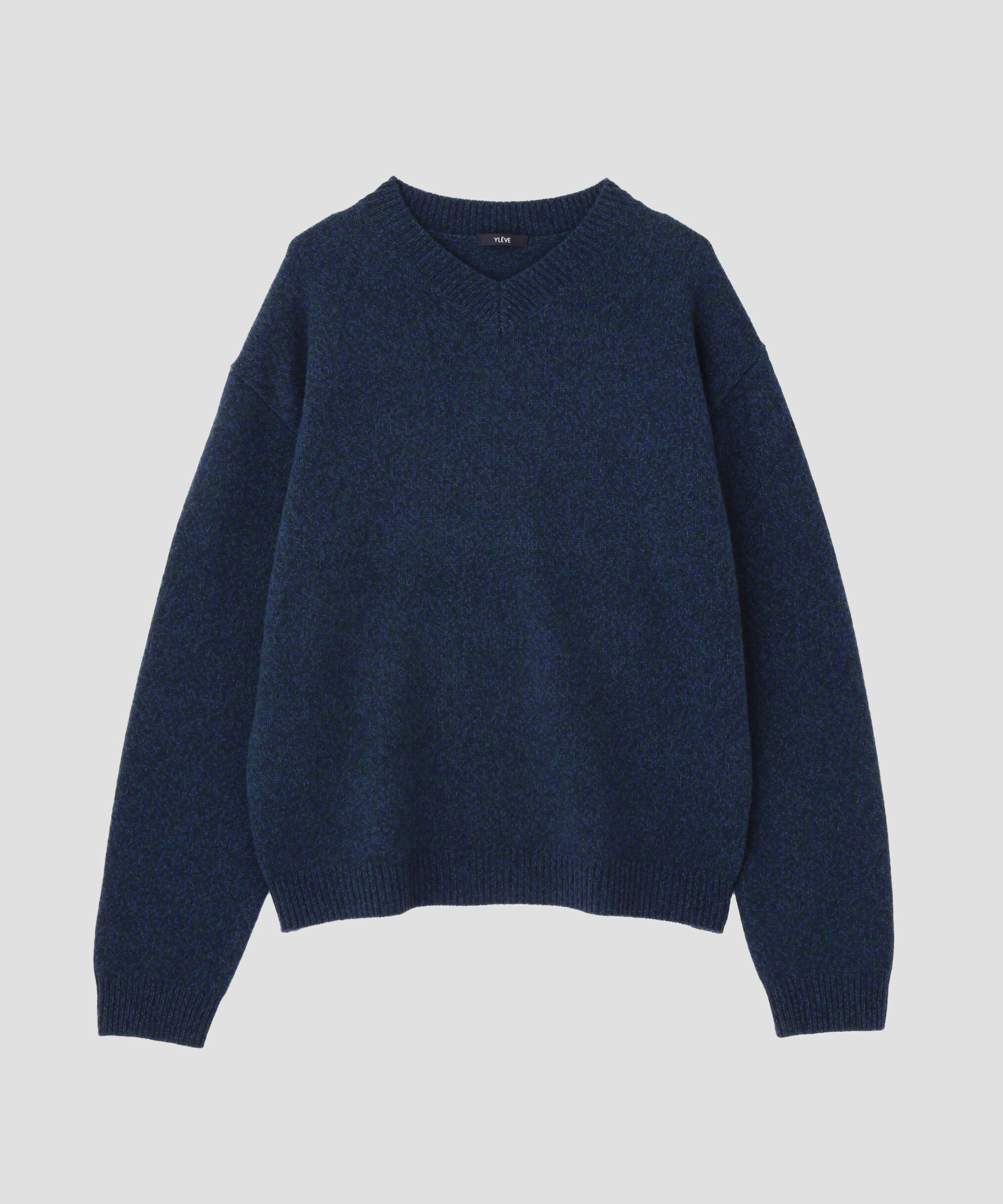 YLEVE 「YLEVE / WOOL CASHMERE MELANGE KNIT V NECK PULL OVER」|ニット・セーター|