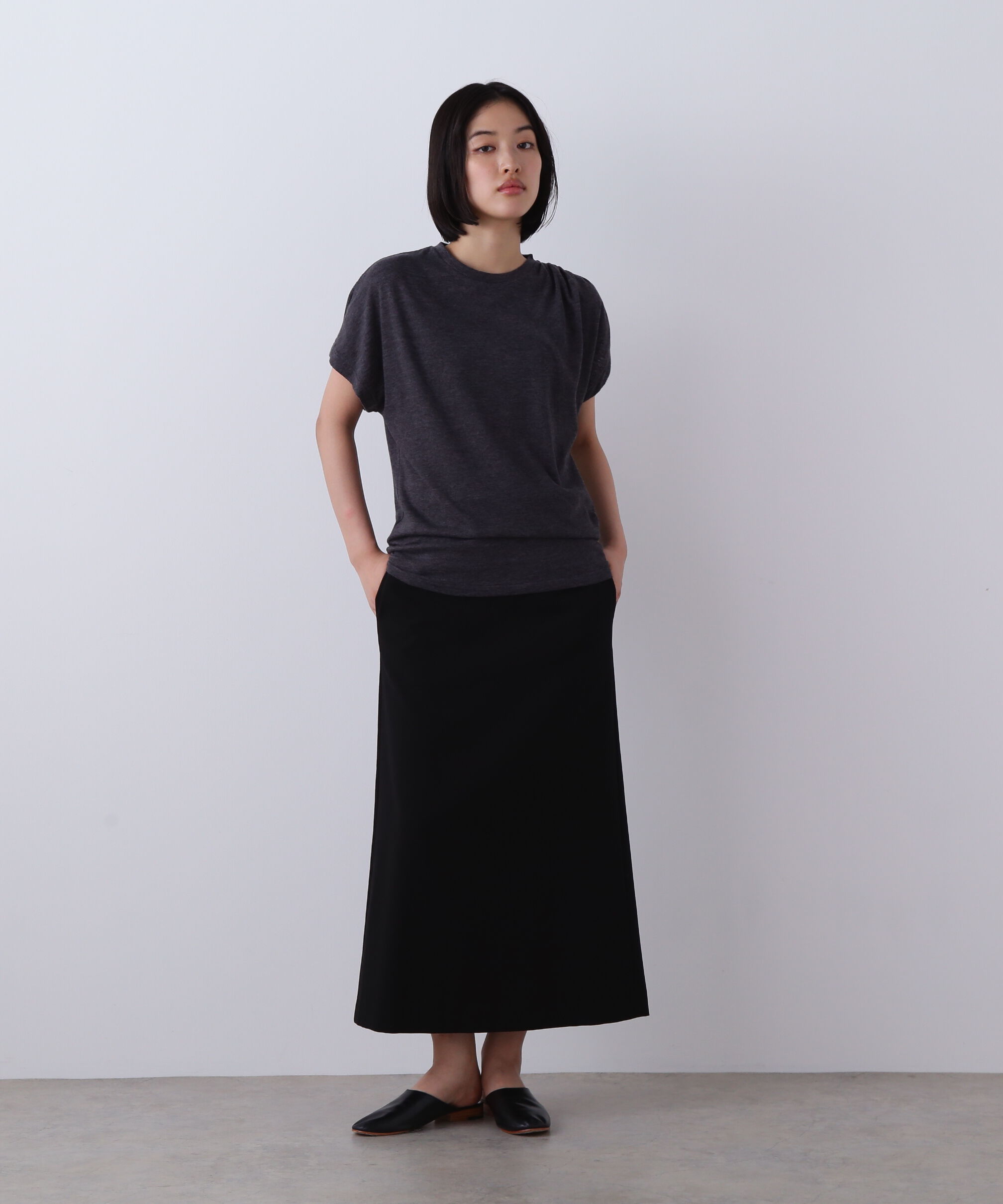 YLEVE 「YLEVE / TETRON COTTON SLUB YARN JERSEY SLEEVELESS PULLOVER」|Tシャツ・カットソー|