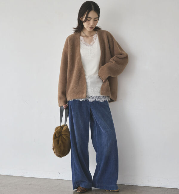 Doux archives「別珍デニムワイドパンツ」|デニム|
