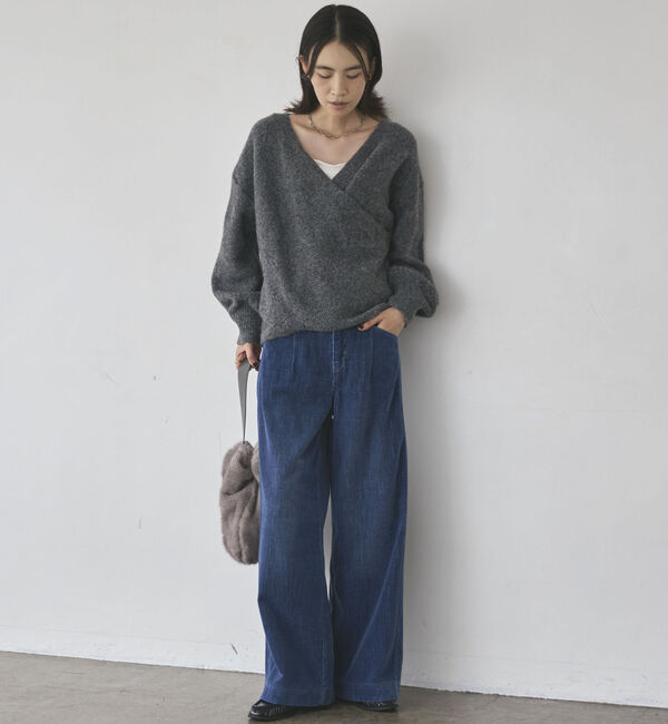 Doux archives「別珍デニムワイドパンツ」|デニム|