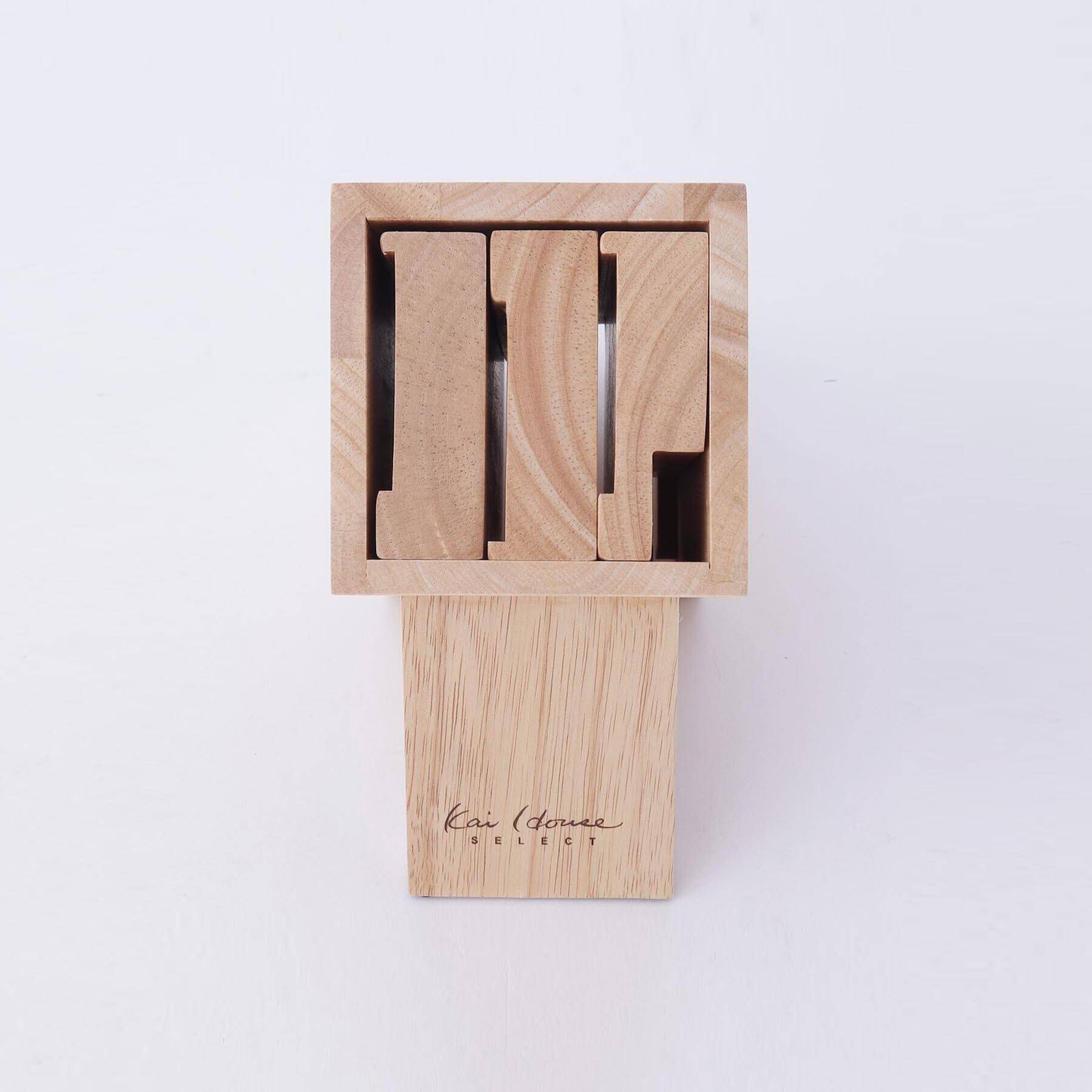 212 KITCHEN STORE「KHS 木製ナイフブロック kai House SELECT 貝印」|食器・キッチングッズ|