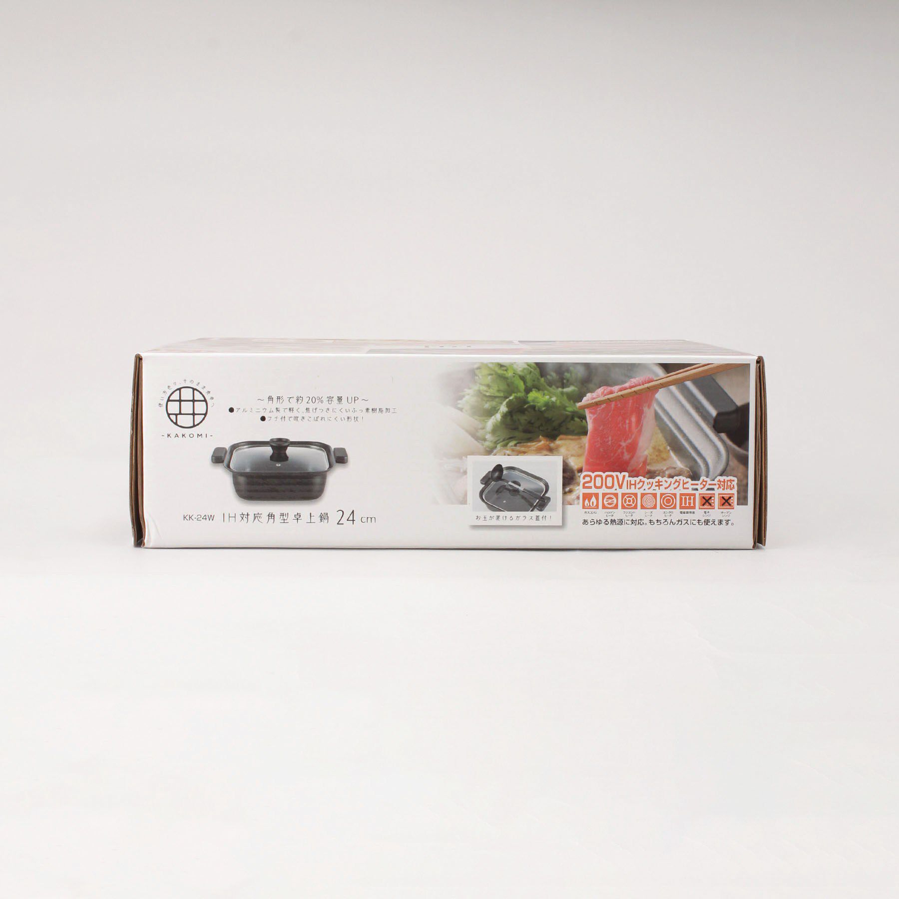 212 KITCHEN STORE「囲 -KAKOMI- IH対応角型卓上鍋24cm」|食器・キッチングッズ|
