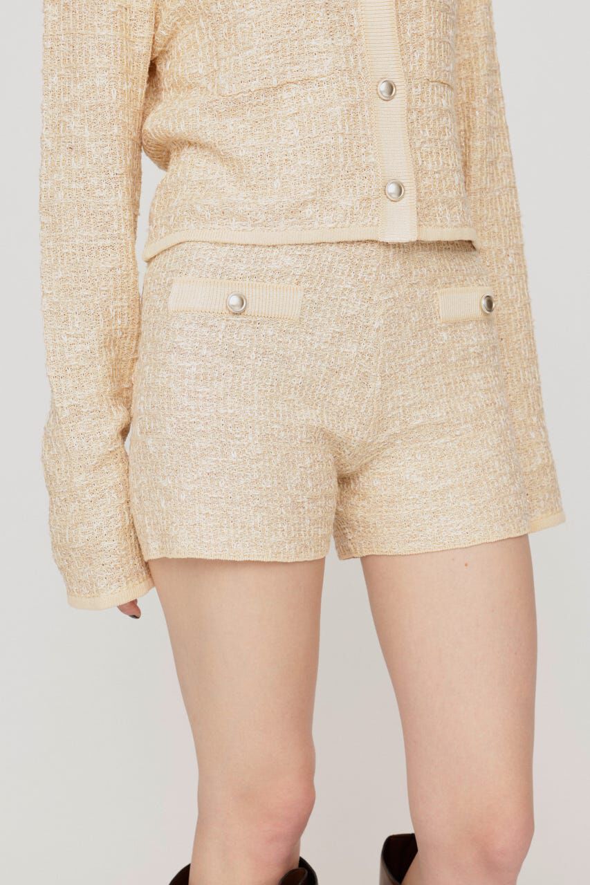 SLY「BICOLOR TWEED KNIT ショートパンツ」|その他|