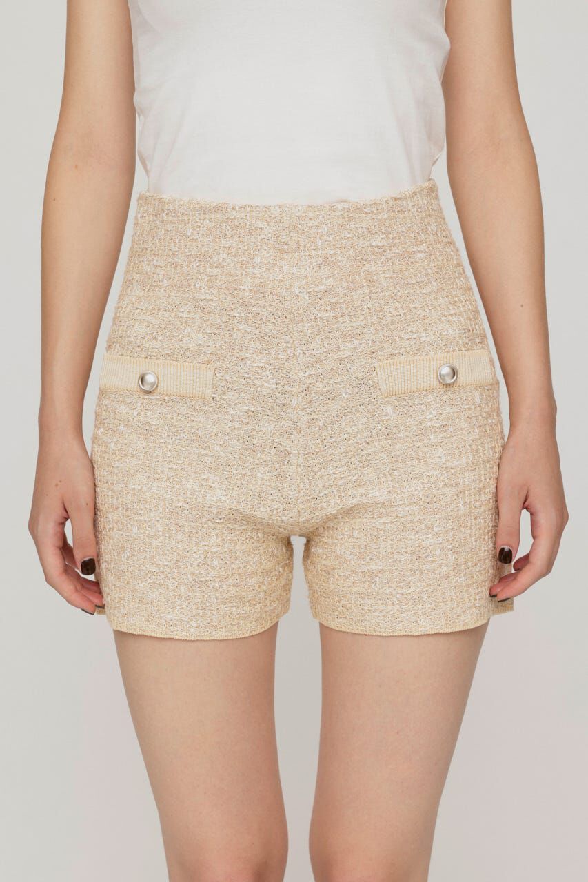 SLY「BICOLOR TWEED KNIT ショートパンツ」|その他|