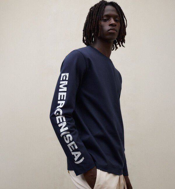 ECOALF「GEN ロング Tシャツ/GEN T-SHIRT MAN」|Tシャツ・カットソー|ネイビー