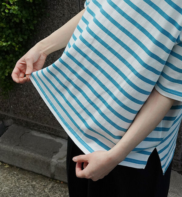オローネ「サブリナボーダーTシャツ」|Tシャツ・カットソー|