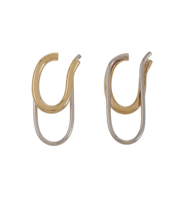 ELENDEEK「DOUBLE HOOP EAR CUFF」|イヤーカフ|