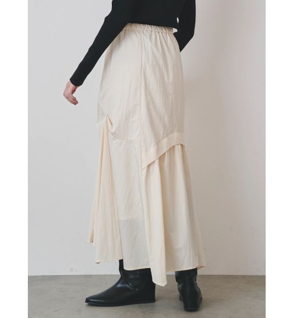 ELENDEEK「ASYME TUCK DESIGN SK」|スカート|